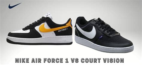 unterschied nike court vision und air force|difference between court vision and air force.